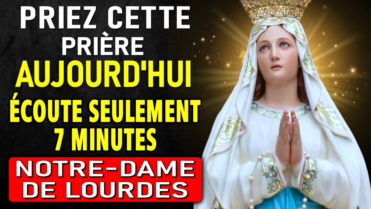 NOTRE DAME DE LOURDES💗ÉCOUTEZ CETTE PRIÈRE UNE FOIS ET RECEVEZ LA GUÉRISON DE TOUTES LES MALADIES!