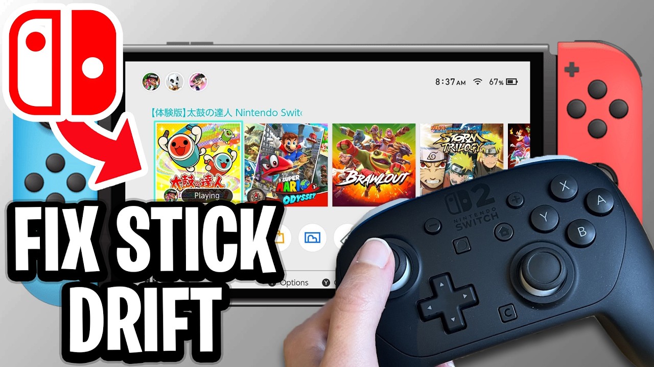 How To Fix Stick Drift On Switch Pro Controller - Full Guide