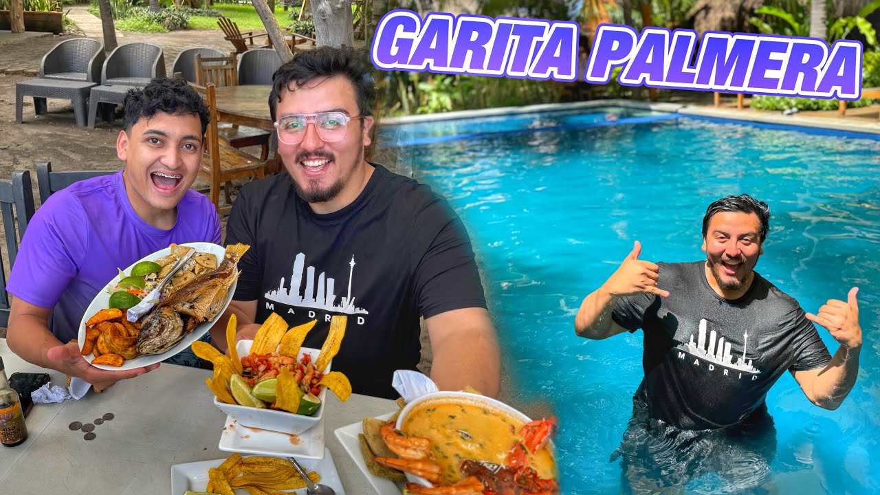 PROBAMOS la MEJOR MARISCADA de EL SALVADOR 🇸🇻 en GARITA Palmera 🌴 ft@atiliolarin