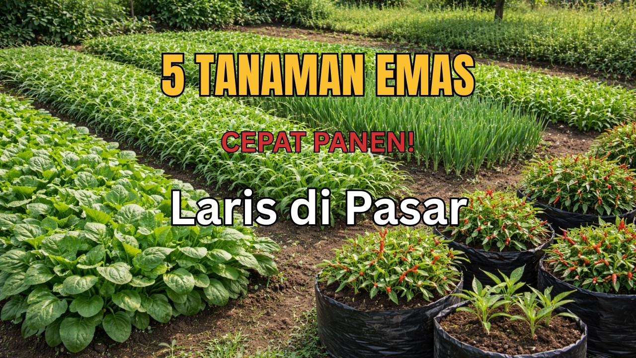 5 TANAMAN EMAS PALING CEPAT PANEN. MODAL KECIL, SELALU DICARI PASAR