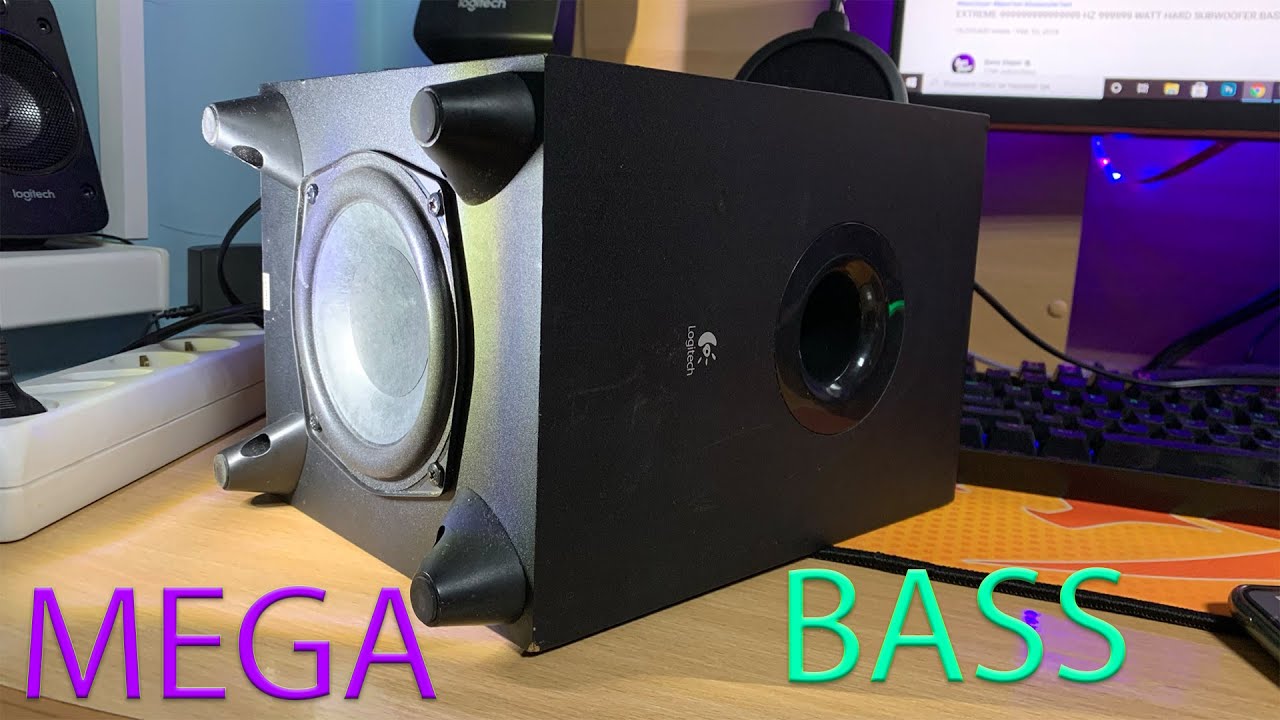 Logitech z506 Bass Test