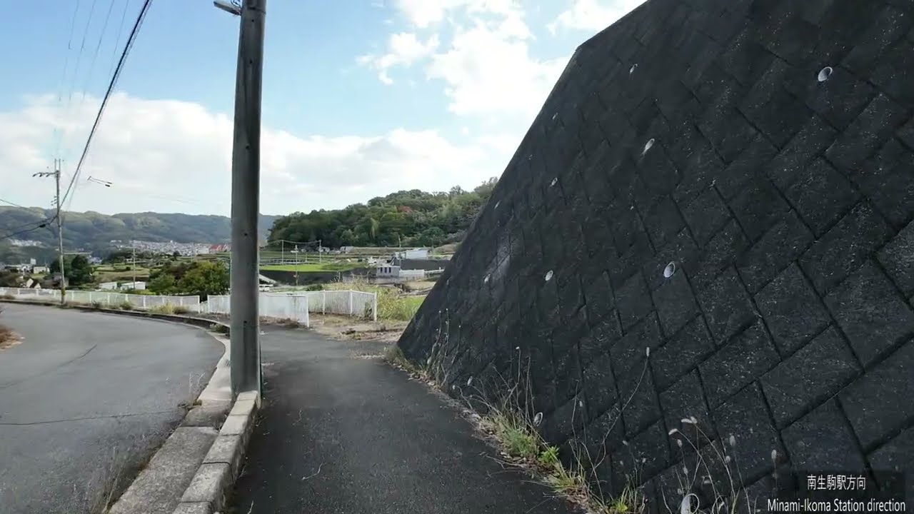 MID1Dちょこっと登山・・藤尾コースから国道を南生駒駅方向