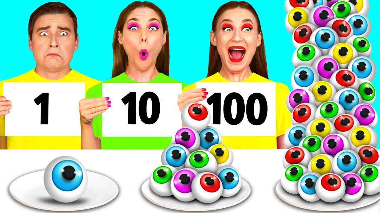 100 Capas de Alimentos Desafío | Recetas de Cocina Sabrosas por Parara Best