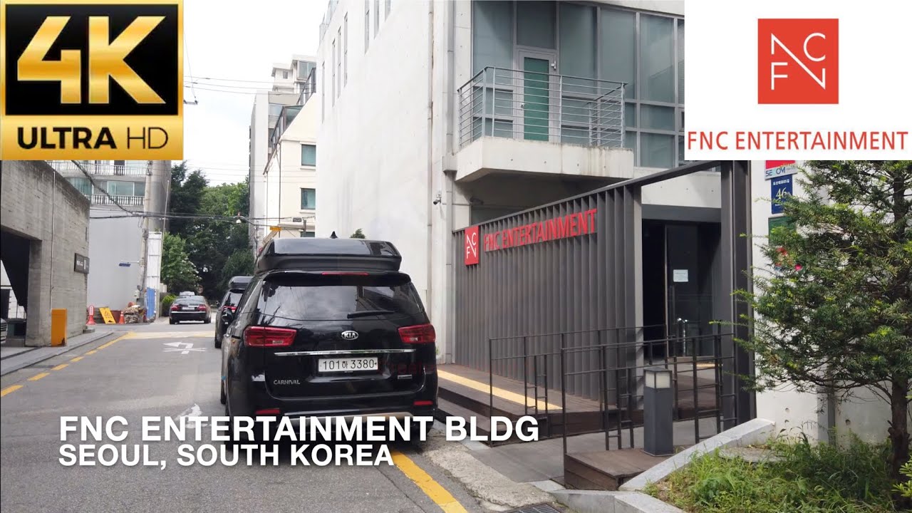 [4K] Walking to FNC Entertainment Building in Gangnam, FNC 엔터테인먼트 사옥까지 걸어보기, FNCエンターテインメント