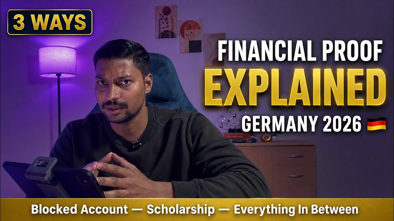 Germany Student Visa &mdash; Financial Proof Explained 🇩🇪 | Blocked Account, Scholarship and Everything.