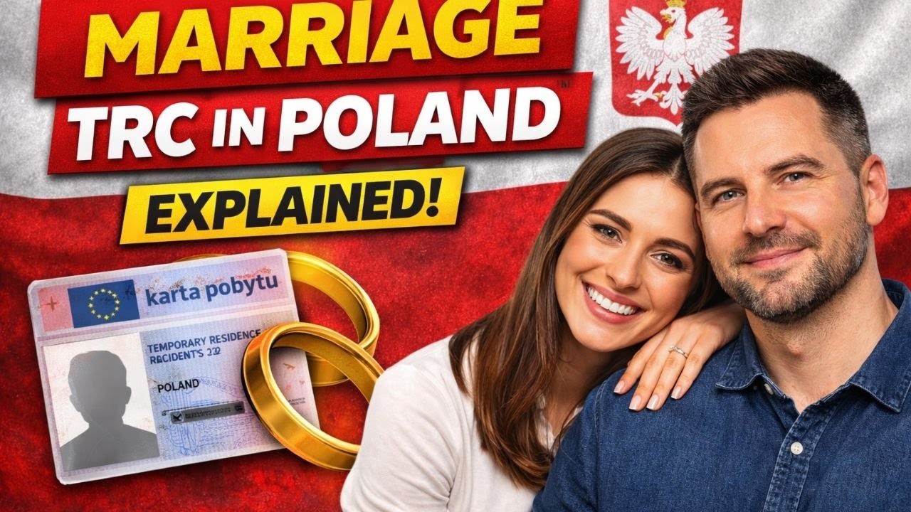 Брак с гражданином Польши 🇵🇱 | Пошаговое объяснение получения карты временного проживания (TRC)
