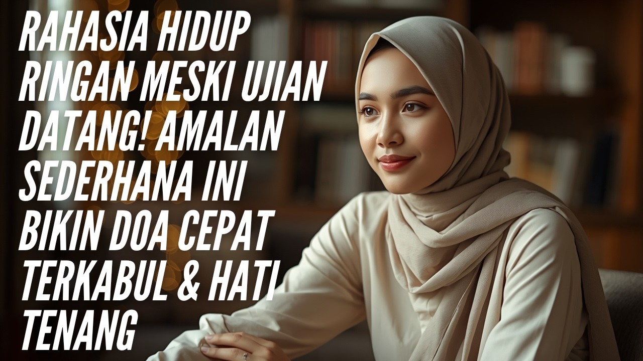 RAHASIA HIDUP RINGAN MESKI UJIAN DATANG! Amalan Sederhana Ini Bikin Doa Cepat Terkabul & Hati Tenang