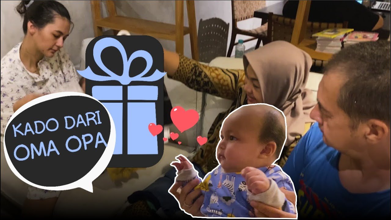 KIANO SEBELUM KE KLATEN DAPAT KADO DARI OMA OPA  !!!