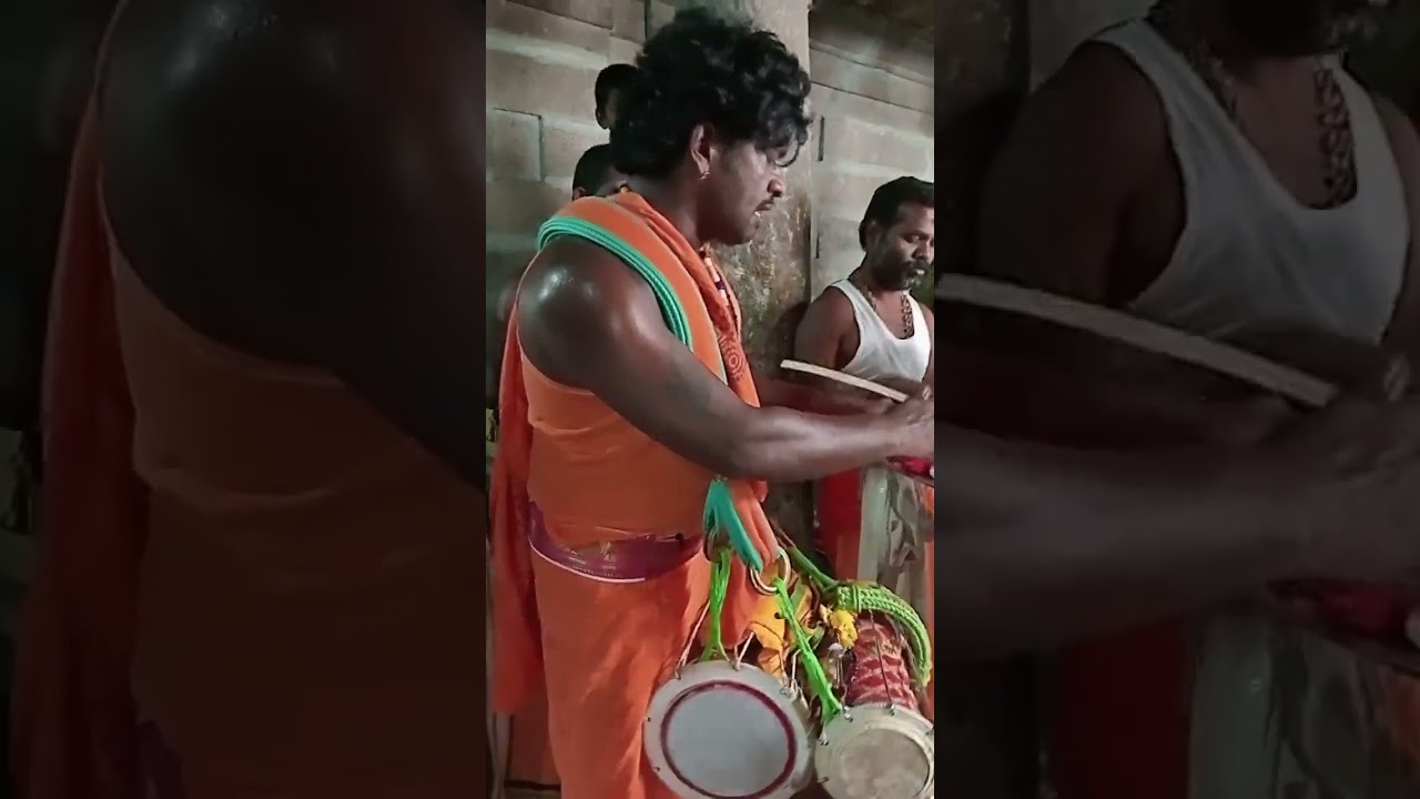 ஆருத்ரா தரிசனம் நந்தீஸ்வரா பம்பை அபிஷேக பூஜையில் கலந்து கொண்டு பம்பை வாசித்தபோது