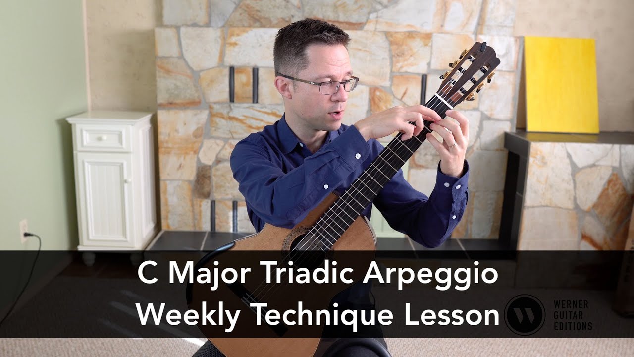 Lesson: C Major Triadic Arpeggio for Classical Guitar
