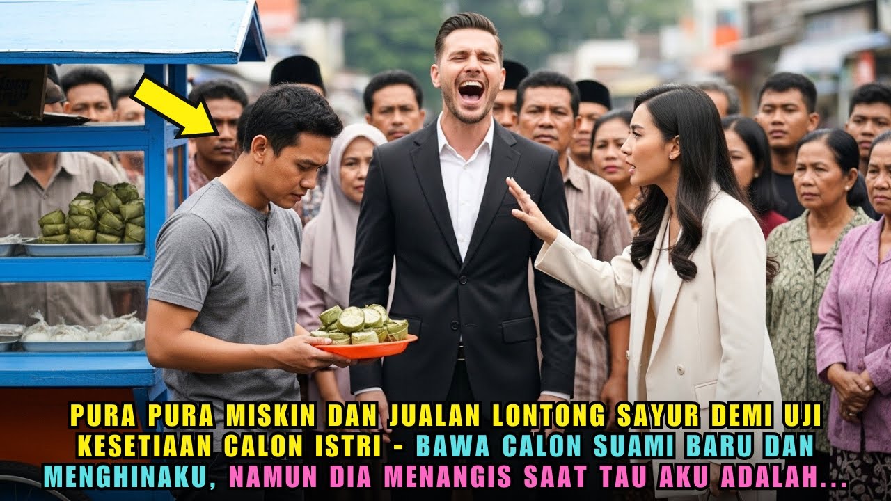 PURA-PURA JUALAN LONTONG SAYUR DEMI UJI CALON ISTRI - MALAH DIHINA MISKIN, TAPI MENANGIS SAAT TAU...