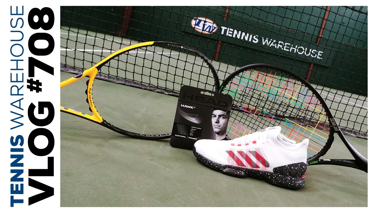 Sneak peek at NEW tennis gear (racquets, shoes & more) that is coming soon! -- VLOG #708 ⭐️