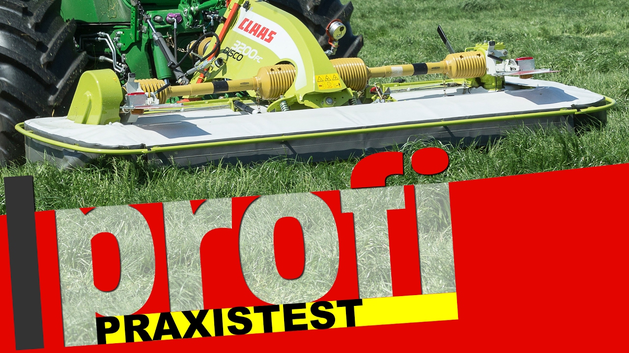 Claas Disco Profil 3200 FC - Frontmähaufbereiter im profi Praxistest