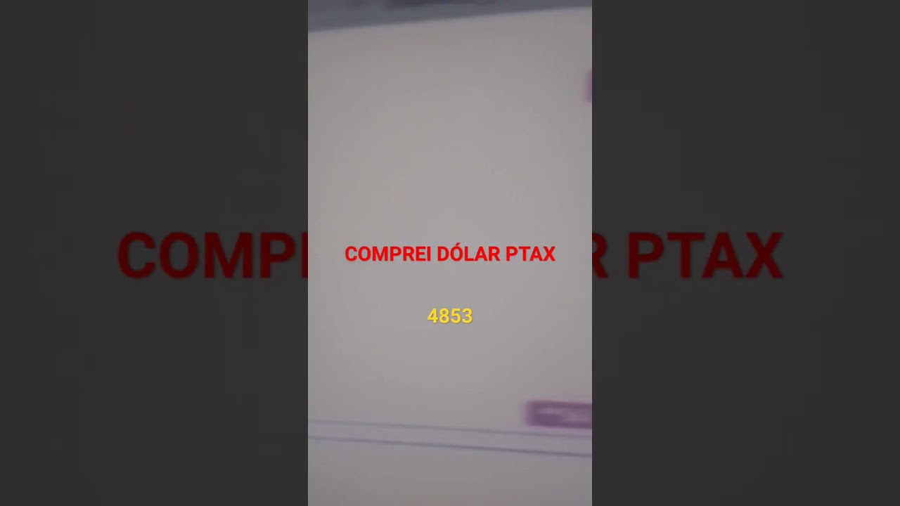MINI D&Oacute;LAR COMPRADO NA PTAX.