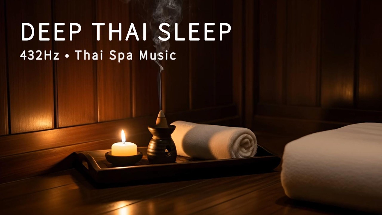 Deep Thai Sleep Music 432Hz 🌿 Thai Spa Massage Relaxing Music 3 Hours