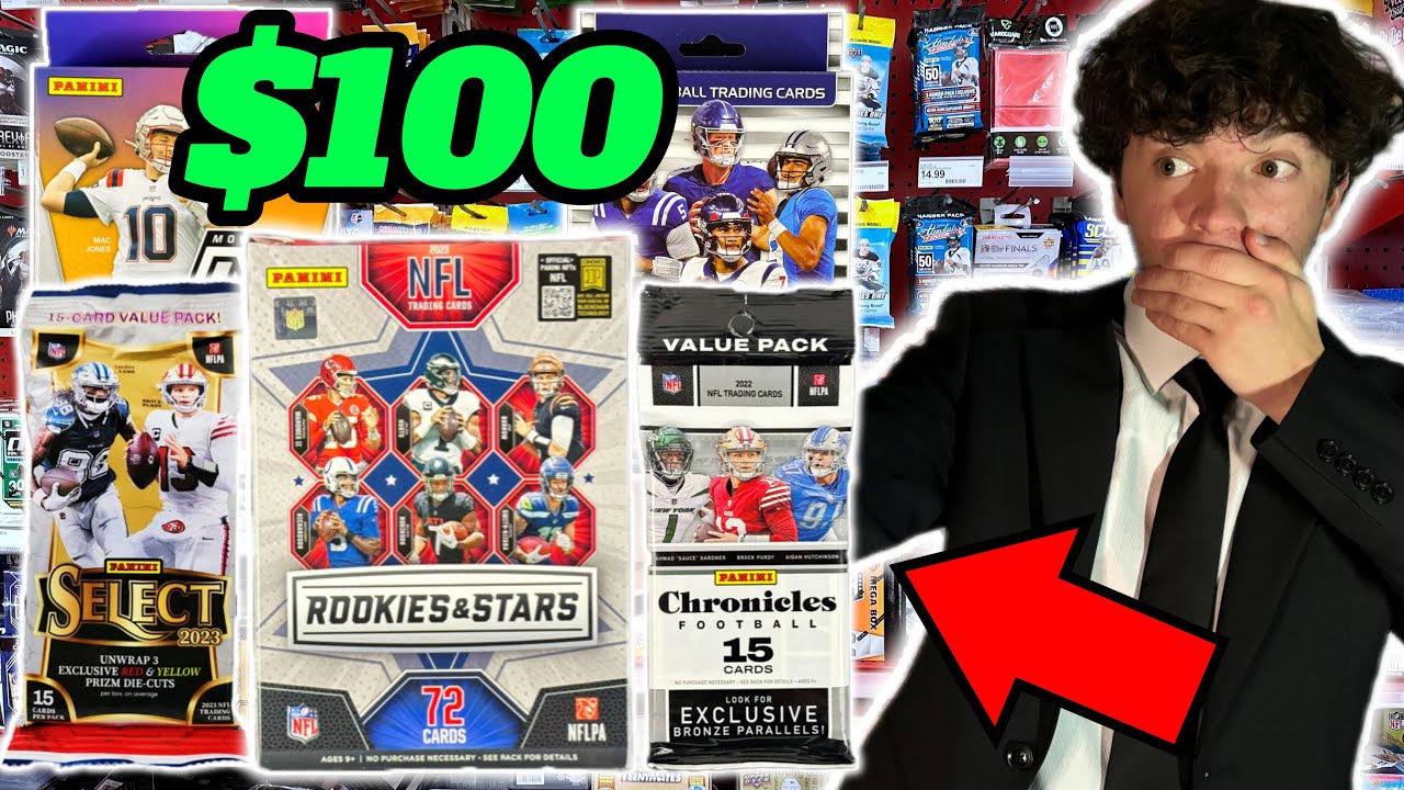 I Risked $100 on RETAIL Sports Cards!.. (Was it Worth It?)