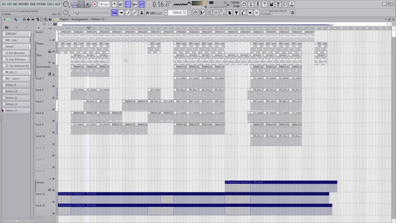 Snow Strippers - Just Your Doll (Instrumental remake) 99% ACCURATE