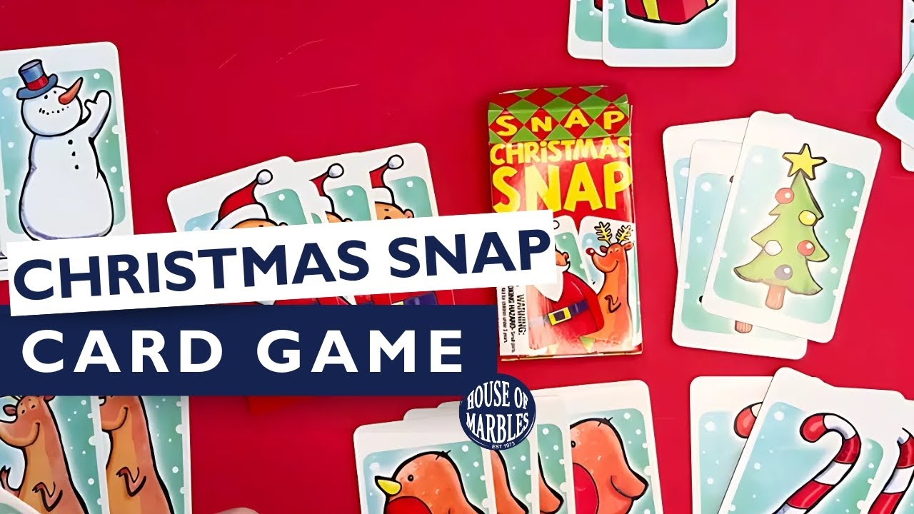 Christmas Snap Card Game | House of Marbles