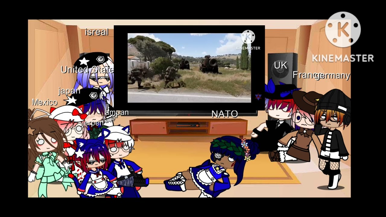 countryhumans react to how different countries play arma 3