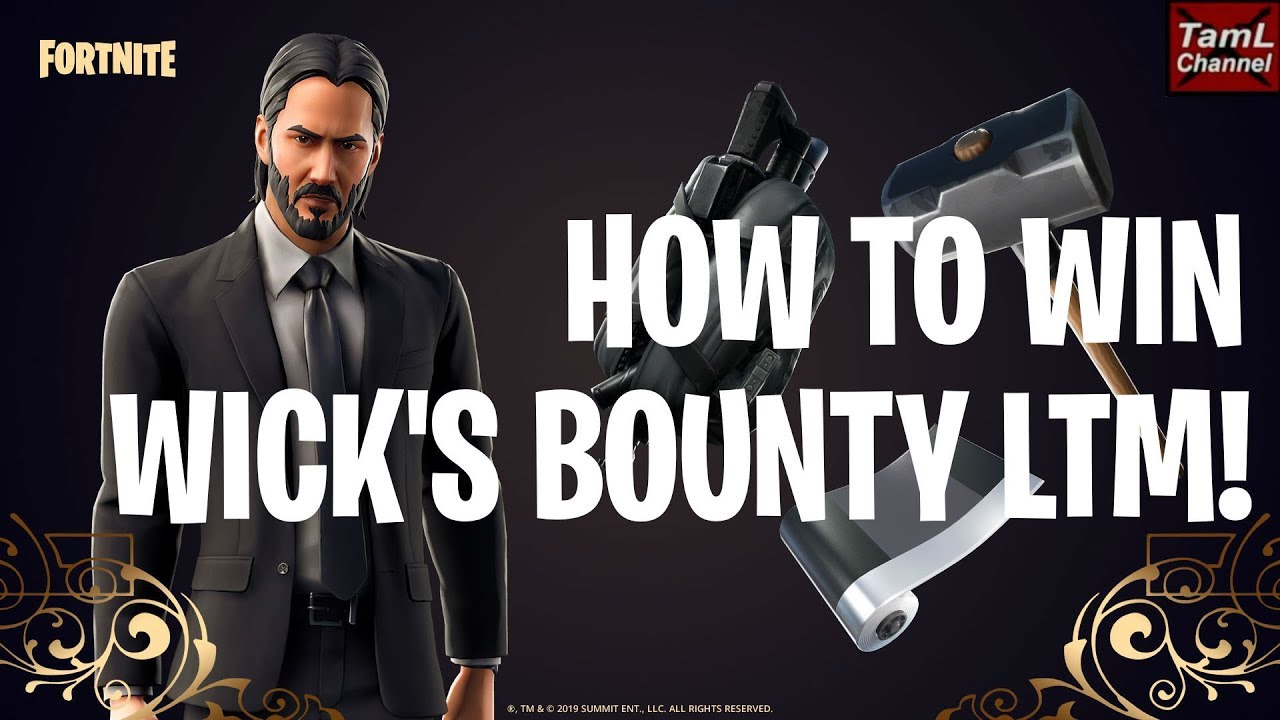 HOW TO WIN WICK'S BOUNTY LTM! (Fortnite John Wick Crossover)