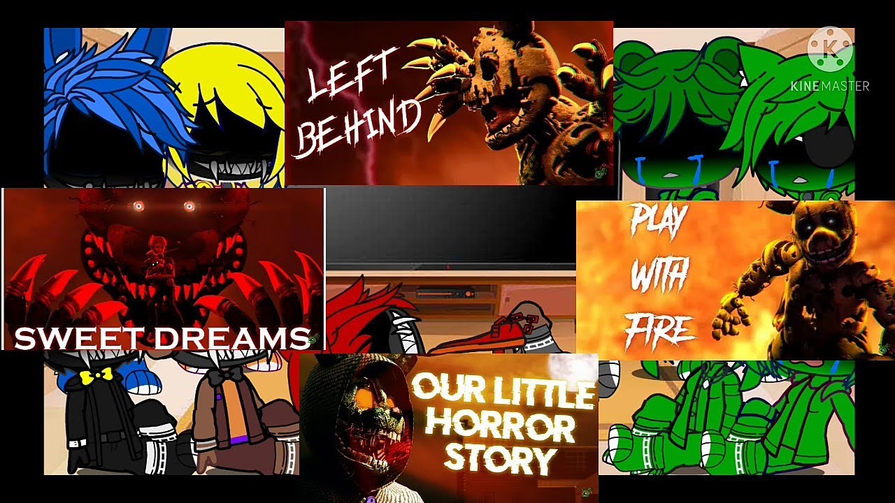 fnaf 4 and fnaf 3 react the masked resurgense series