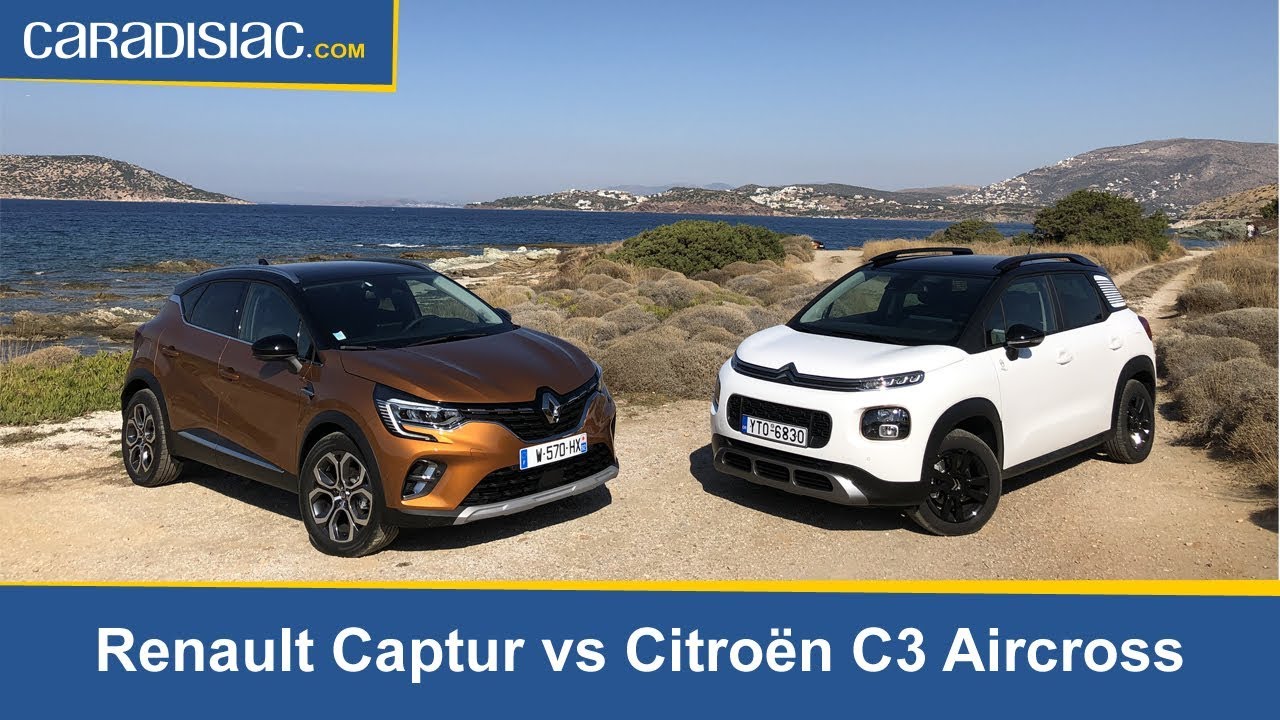 Renault Captur 2 vs Citroën C3 Aircross 2019 : premier match
