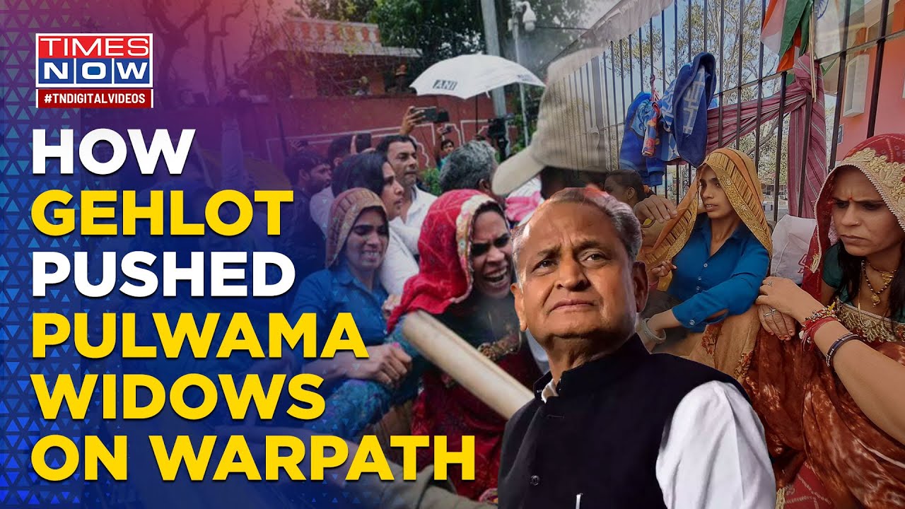 Gehlot's Double Standards? CM Sympathetic To 'Cow Smugglers', But Ignores Wives Of Pulwama Martyrs