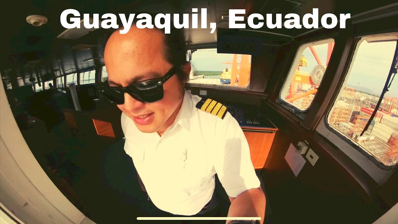 Guayaquil, Ecuador | Conticon Container Port | Approaches | River passage | #containership