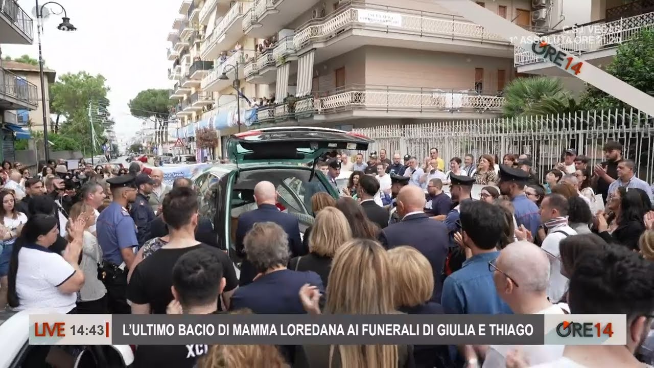 Giulia Tramontano, celebrato il funerale a Sant'Antimo - Ore 14 del 12/06/2023