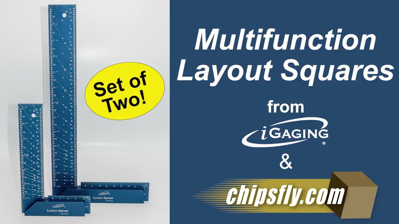 iGaging Layout Square Sets | How to use iGaging Layout Square Sets like a pro | Penn Tool Co.