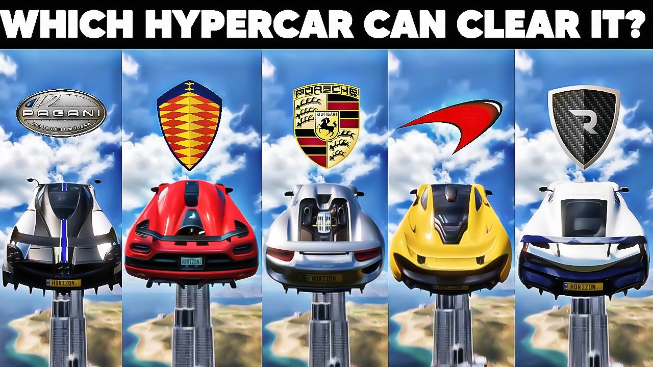 Which HYPERCAR Can Jump Over The Burj Khalifa Building in Forza Horizon 5? Let's Find Out