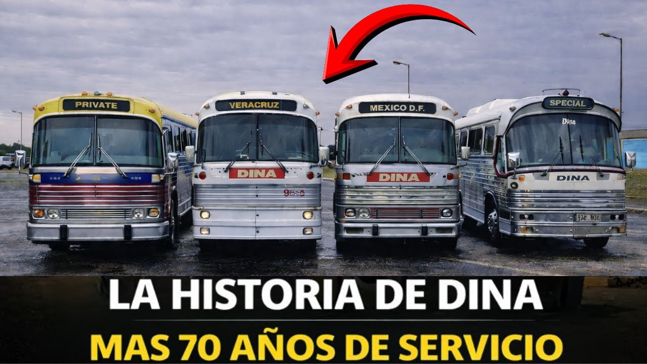 LA HISTORIA DE AUTOBUSES DINA MÁS DE 70 AÑOS EN MOVIMIENTO HAZ VIAJADO ALGUNA VEZ.