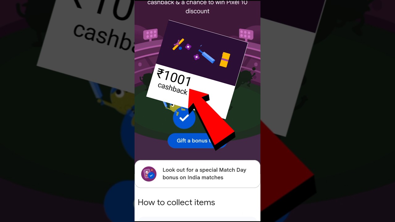 Google pay Tick Squad 💯% trick to win ₹1001🔥🎉 | Google pay Diwali🎇Offer 2025 #gpay #shorts #trending