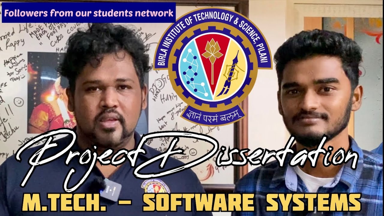 BITS PILANI WILP | M.Tech. | Информация о выпускном семестровом проекте | Студенческая сеть