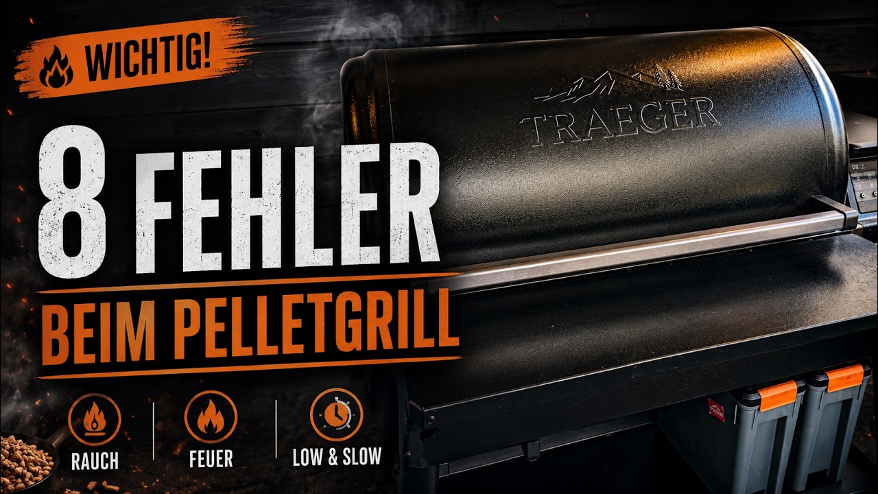 8 FEHLER beim Grillen mit dem PELLETSMOKER ⚠️💨