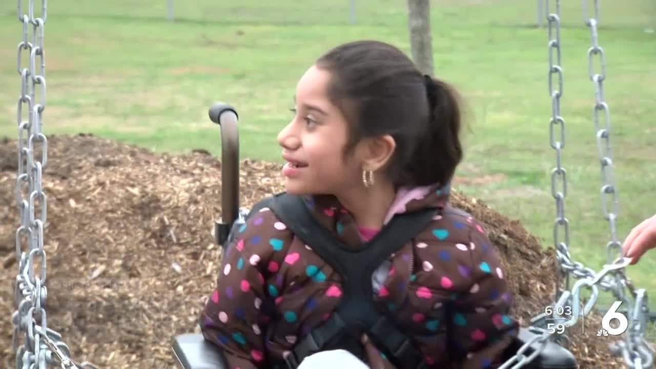 Zavala Elementary receives wheelchair swing