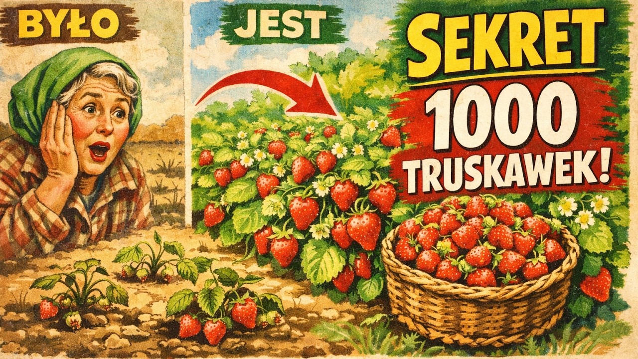 Nigdy więcej małych zbiorów! SEKRET budzenia truskawek po zimie, który MUSISZ znać.