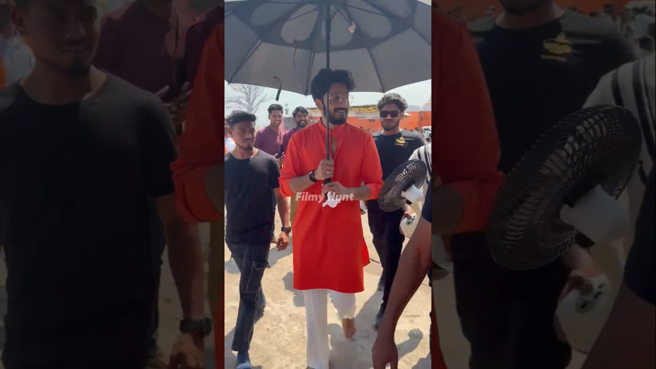 Hero Teja Sajja Visuals At Hampi Hanuman Temple For Jai Hanuman Movie Opening Ceremony | FH