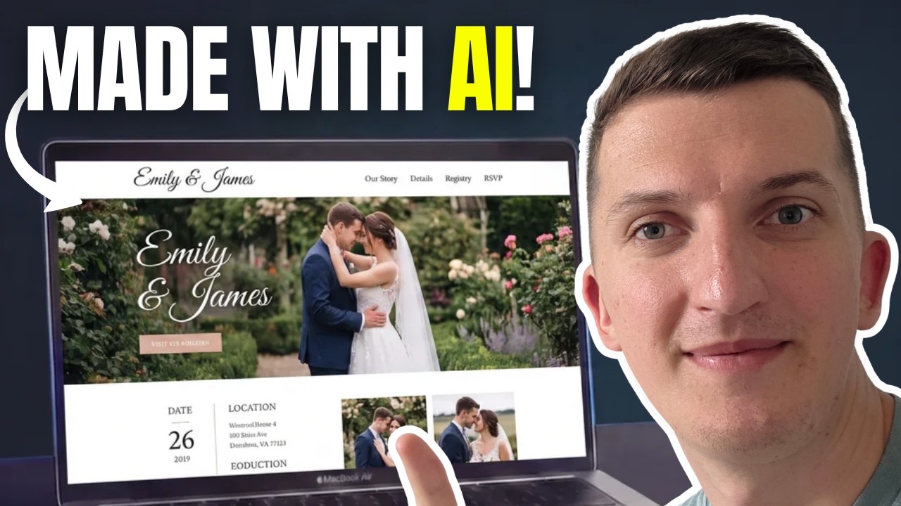 How To Make a Wedding Website With AI (Under 10 Minutes)