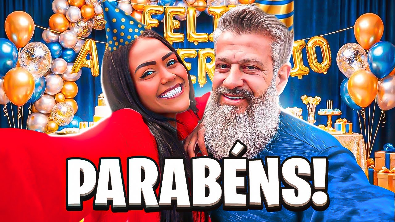 FIZ UMA FESTA DE ANIVERSÁRIO PRO ME PAI!!!