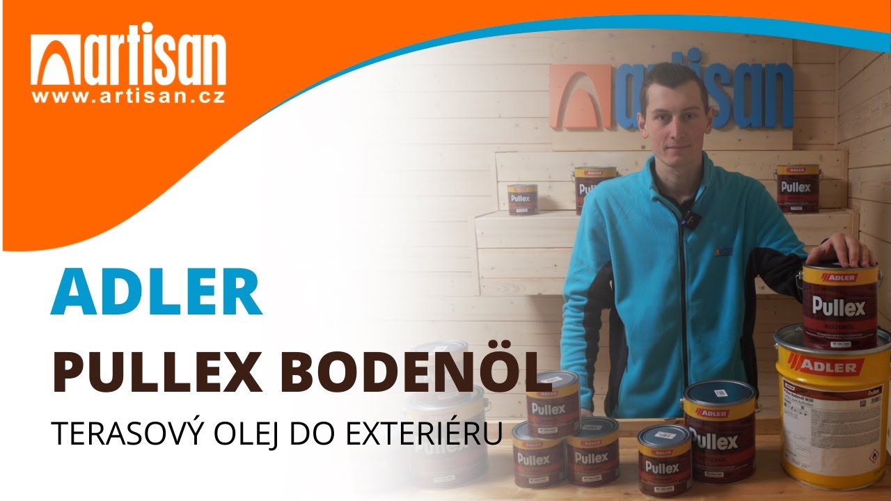 ADLER PULLEX BODENÖL - terasový olej na dřevo v exteriéru