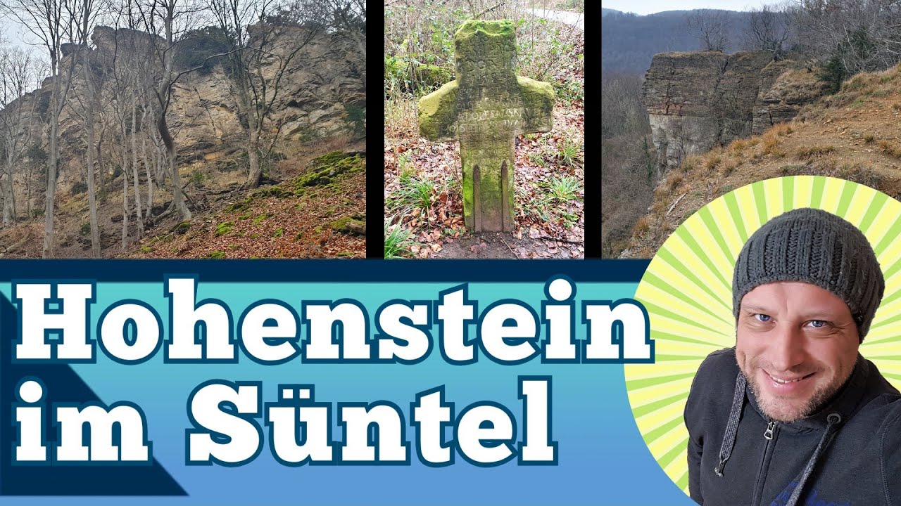 Der Hohenstein im Süntel - Wanderung Grüner Altar - Teufelskanzel - Blutbachtal - Riddekreuz