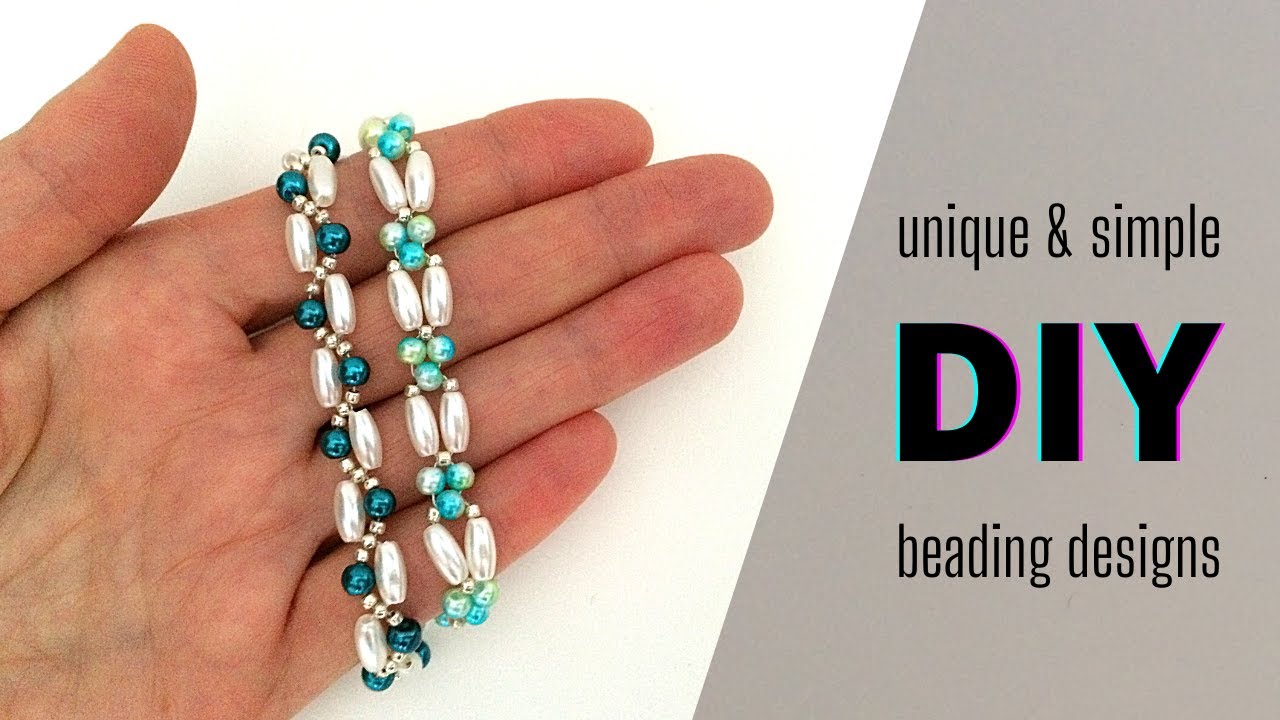 UNIQUE & SIMPLE DESIGNS. Bracelets making. Beading tutorials