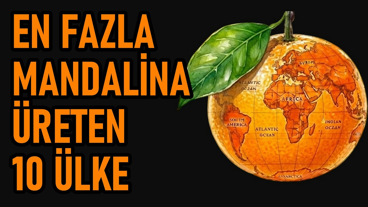 Dünyanın, En Fazla Mandalina Üreten 10 Ülkesi! Türkiye Kaçıncı Sırada?