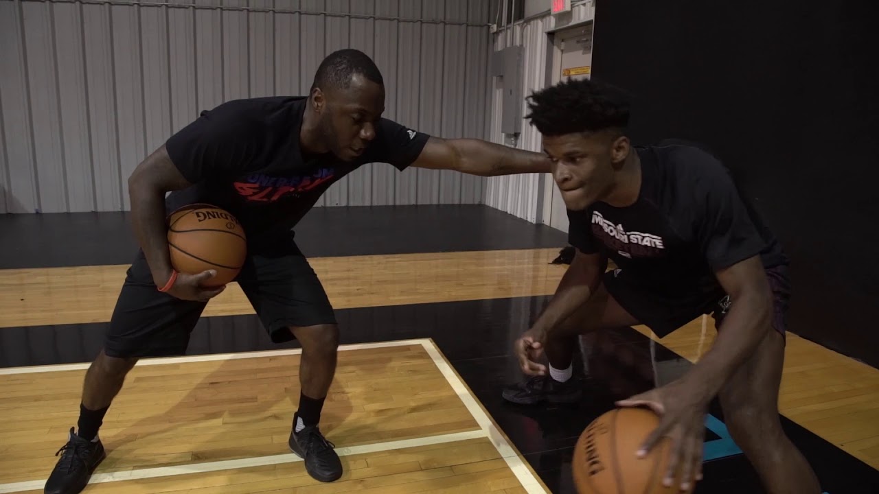 Alize Johnson NBA Draft Pick With Trainer Rob Yanders at the Basketball Movement