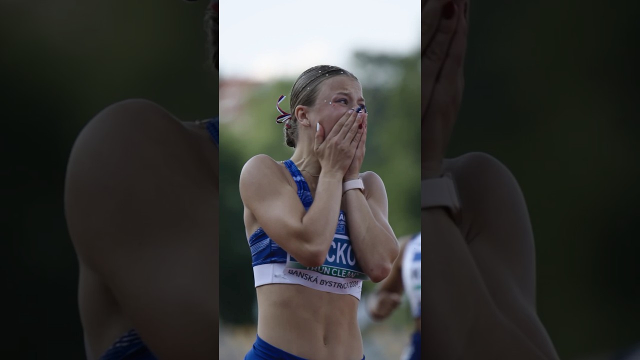She broke the European U18 record at home! 🥹 Laura Frlickova clocks 12.86 in the 100m hurdles! 🔥