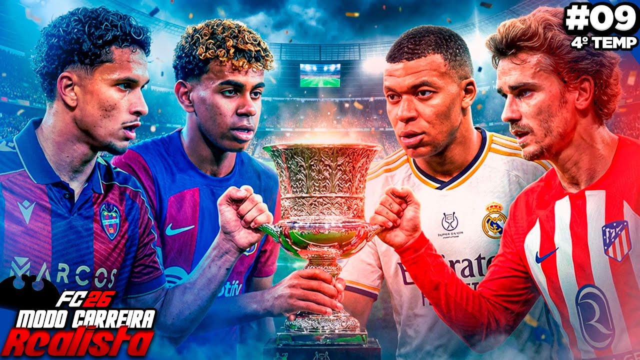 SOMOS CAMPEÕES ESPANHÓIS?! NOSSA PRIMEIRA FINAL! - Modo Carreira Realista EA FC26 Parte 9