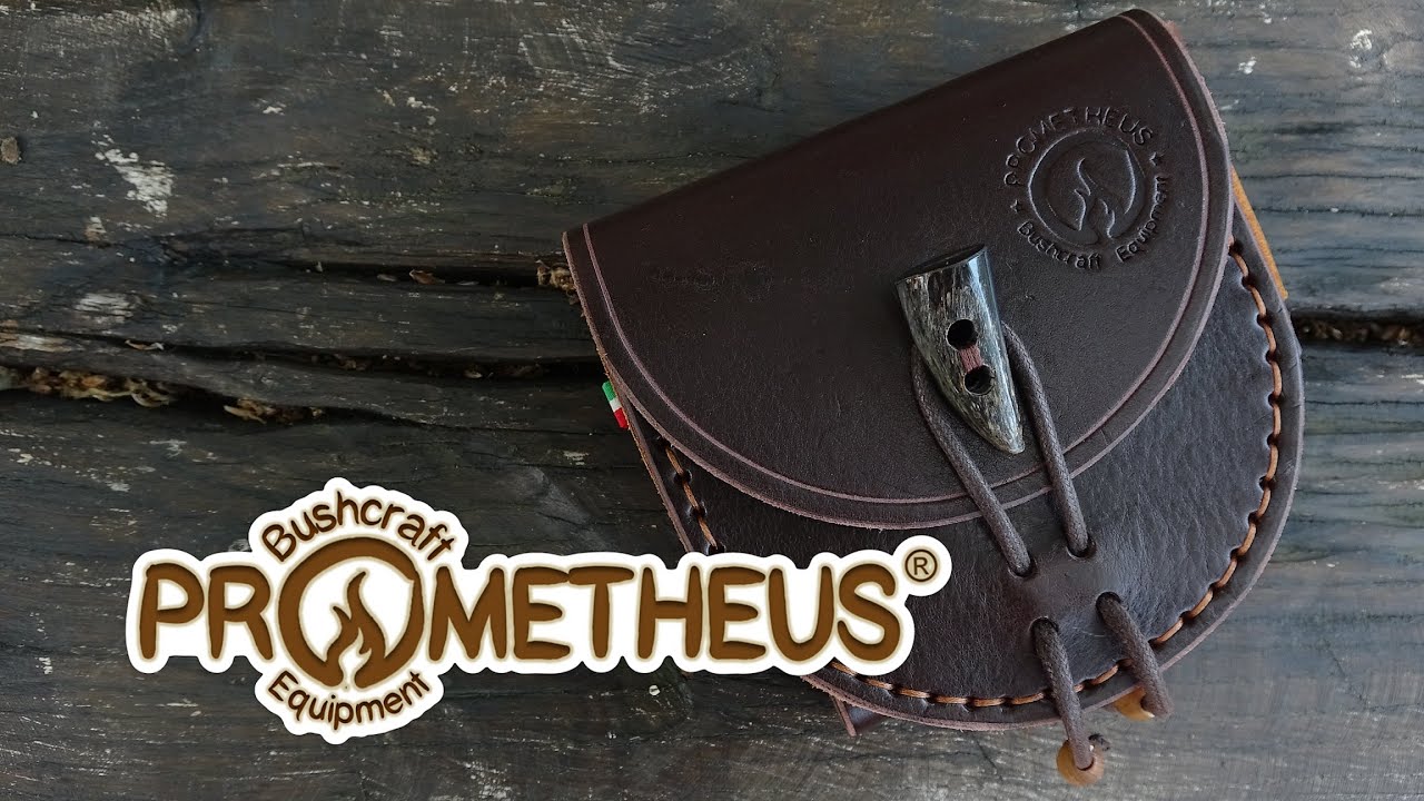 Come nasce una BUSHCRAFT POUCH in CUOIO fatta a mano