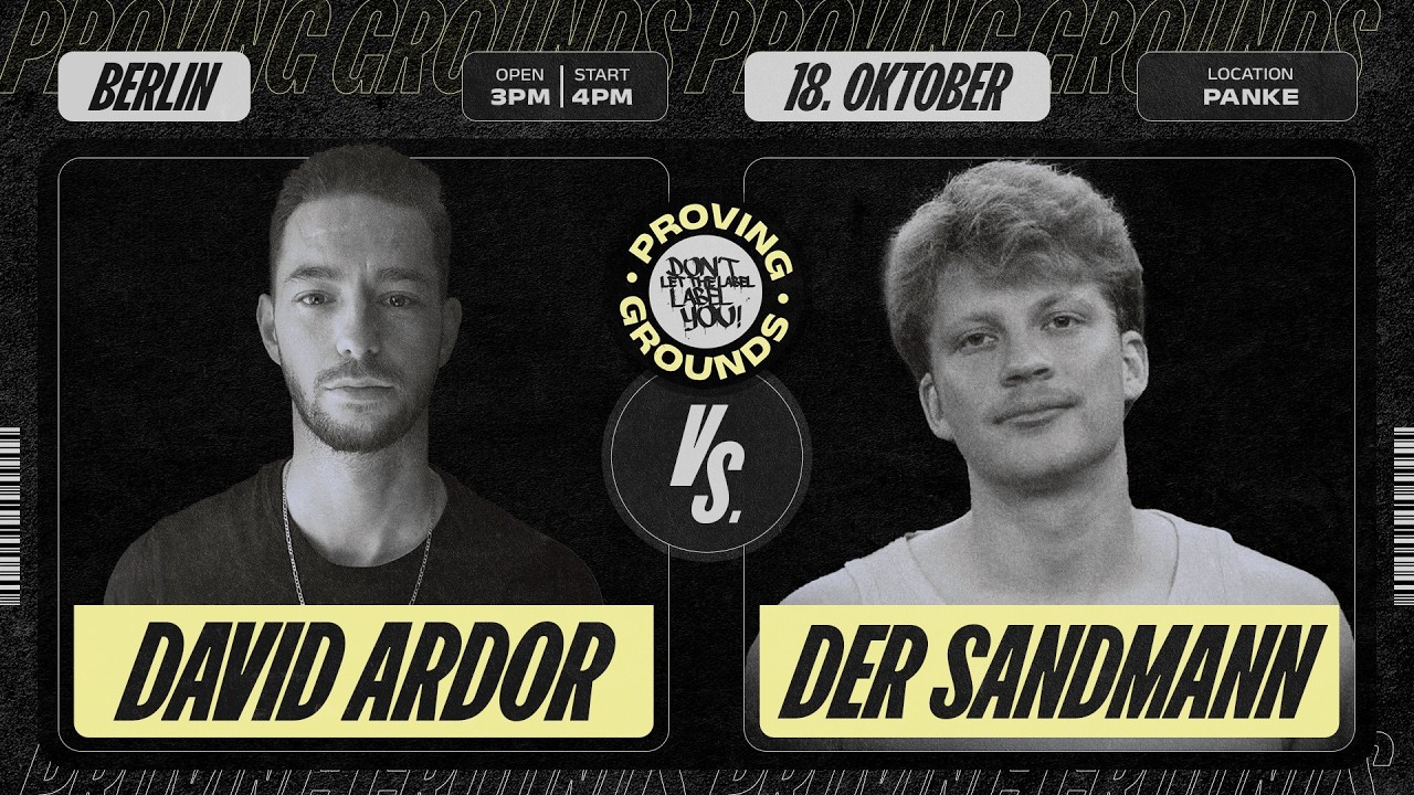 David Ardor vs Der Sandmann ⎪ Rap Battle @ Proving Grounds ⎪ DLTLLY