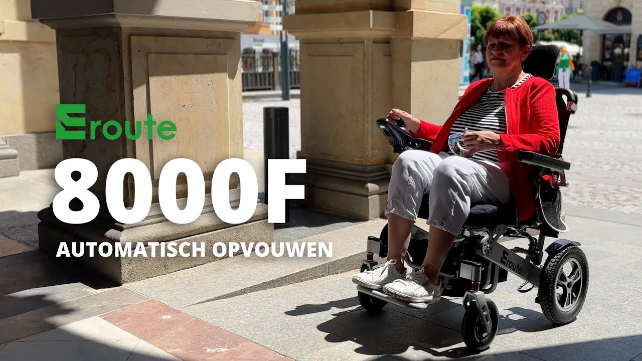 Eroute 8000F – Automatisch in- en uitvouwen – Lichtgewicht opvouwbare elektrische rolstoel